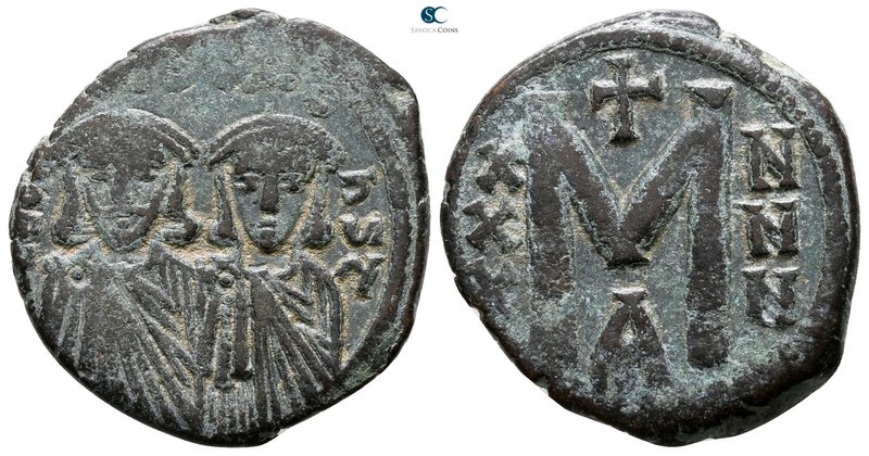 Leo V and Constantine AD 813-820. Constantinople
Follis Æ

21 mm., 5.74 g.
...