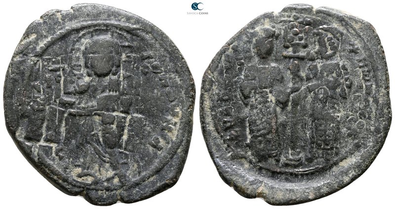 Constantine X Ducas and Eudocia AD 1059-1067. Constantinople
Follis Æ

32 mm....
