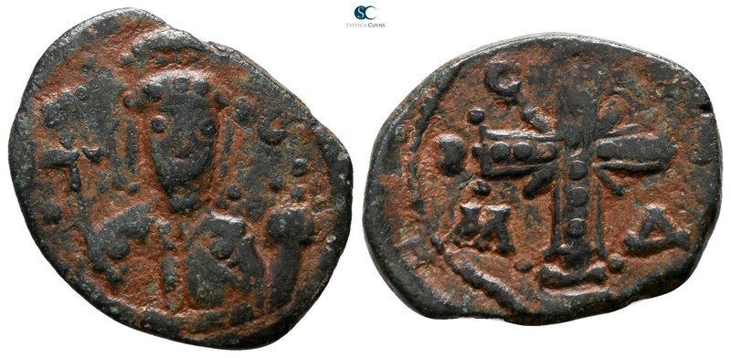 Alexius I Comnenus AD 1081-1118. Thessalonica
Tetarteron Æ

20 mm., 2.66 g.
...