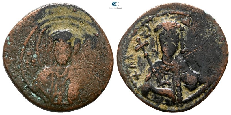 Alexius I Comnenus AD 1081-1118. Thessalonica
Tetarteron Æ

19 mm., 2.92 g.
...