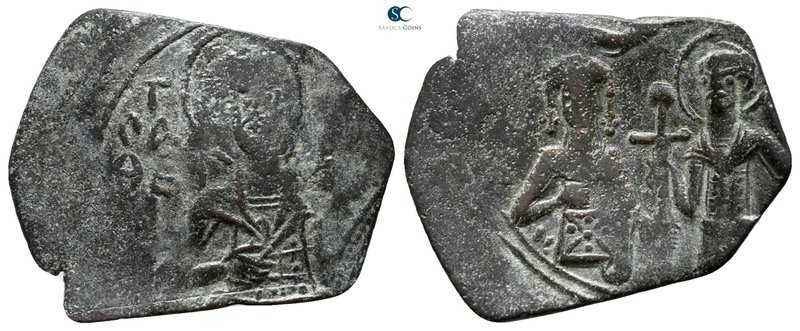 Michael VIII Palaeologus AD 1261-1282. Constantinople
Trachy Æ

18 mm., 1.02 ...