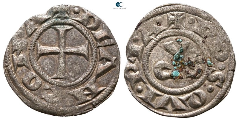 AD 1139-1339. Ancona. Republic
Denaro BI

16 mm., 0.61 g.



very fine