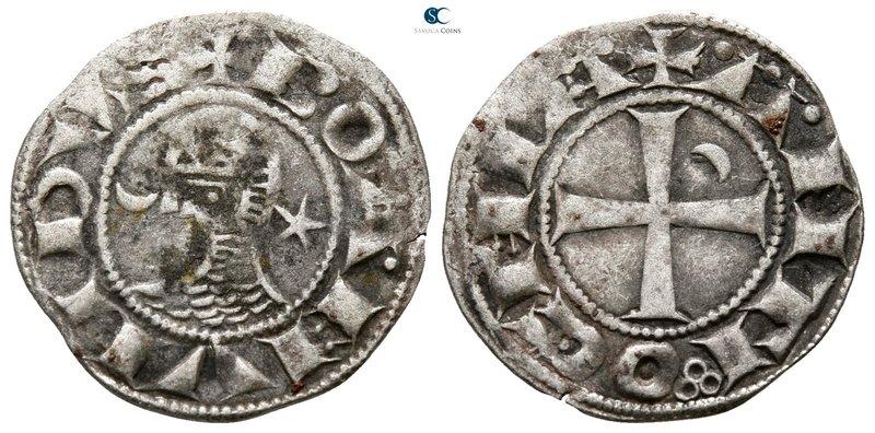 Bohemond III AD 1163-1201. 
Denier AR

17 mm., 1.04 g.



very fine