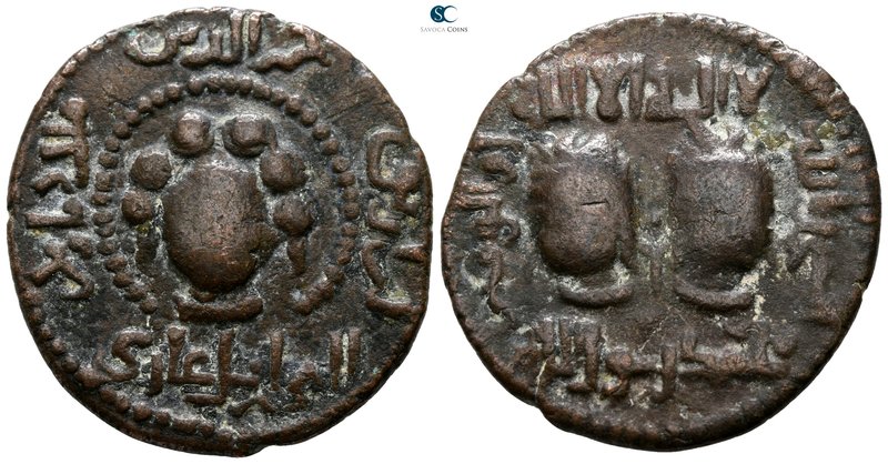 Najm al-Din Alpi AD 1152-1176. Mardin mint
Dirhem Æ

29 mm., 11.21 g.



...
