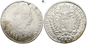 Hungary. Kremnitz. Karl VI AD 1711-1740. 1/2 Taler AR 1737