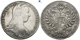 Hungary. 1780 X. Maria Theresia AD 1740-1780. Taler AR