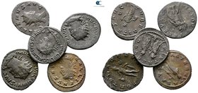 Lot of 5 Roman Antoniniani / SOLD AS SEEN, NO RETURN!very fine