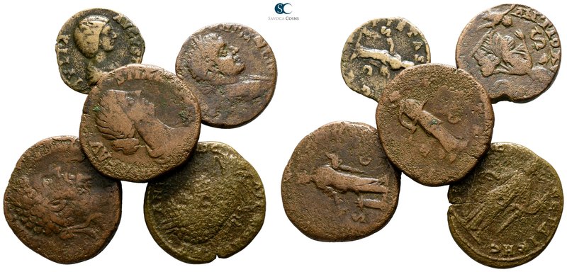 Lot of 5 Roman bronze coins / SOLD AS SEEN, NO RETURN!

very fine