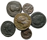 Lot of 6 Roman bronze coins / SOLD AS SEEN, NO RETURN!very fine