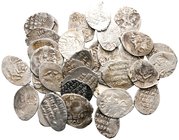 Lot of ca. 35 Russian silver coins / SOLD AS SEEN, NO RETURN!very fine
