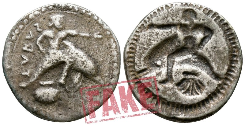 Calabria. Tarentum circa 510-495 BC. SOLD AS SEEN; MODERN REPLICA / NO RETURN !...