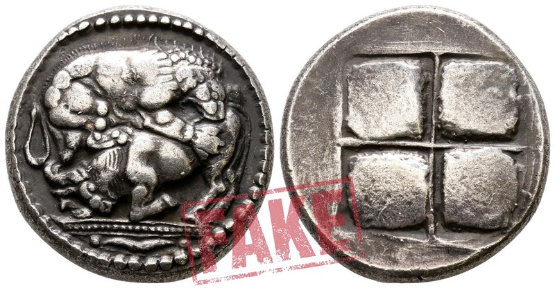 Macedon. Akanthos circa 500-470 BC. SOLD AS SEEN; MODERN REPLICA / NO RETURN !
...