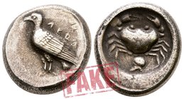 Sicily. Akragas circa 495-480 BC. SOLD AS SEEN; MODERN REPLICA / NO RETURN !. Electrotype "Didrachm"