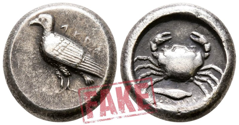 Sicily. Akragas circa 495-480 BC. SOLD AS SEEN; MODERN REPLICA / NO RETURN !
El...