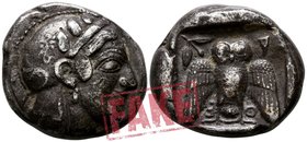 Attica. Athens circa 469-460 BC. SOLD AS SEEN; MODERN REPLICA / NO RETURN !. Electrotype "Decadrachm"