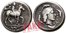 Sicily. Syracuse. Second Democracy 466-405 BC. SOLD AS SEEN; MODERN REPLICA / NO RETURN !. Electrotype "Didrachm"