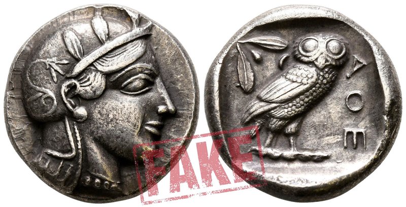 Attica. Athens circa 454-404 BC. SOLD AS SEEN; MODERN REPLICA / NO RETURN !
Ele...