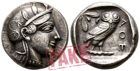 Attica. Athens circa 454-404 BC. SOLD AS SEEN; MODERN REPLICA / NO RETURN !. Electrotype "Tetradrachm"