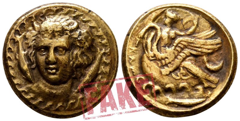 Sicily. Kamarina circa 415-405 BC. SOLD AS SEEN; MODERN REPLICA / NO RETURN !
E...