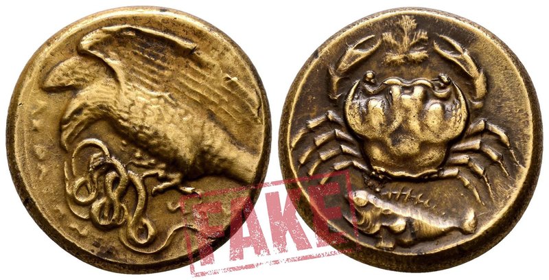 Sicily. Akragas circa 413-406 BC. SOLD AS SEEN; MODERN REPLICA / NO RETURN !
El...