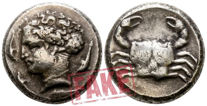Sicily. Motya circa 400-397 BC. SOLD AS SEEN; MODERN REPLICA / NO RETURN !
Elec...
