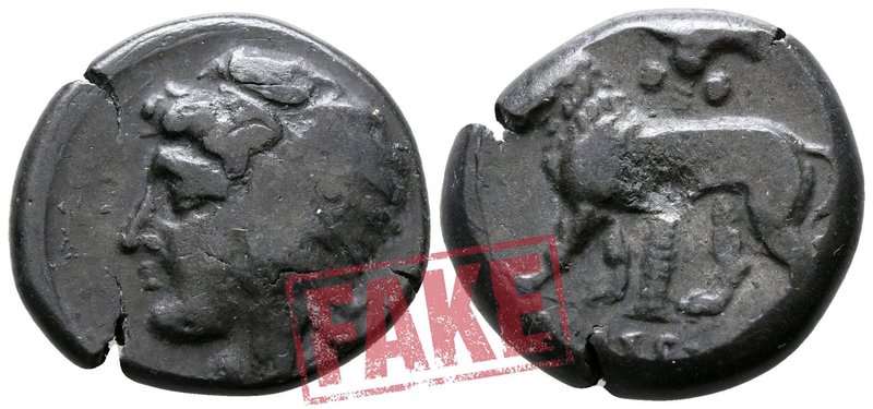 Sicily. Uncertain Punic military mint circa 320-310 BC. SOLD AS SEEN; MODERN REP...