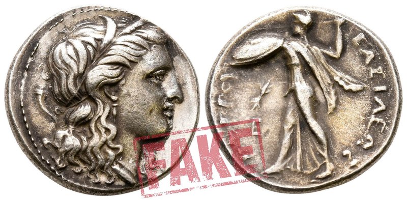 Sicily. Syracuse. Pyrrhos 278-276 BC. SOLD AS SEEN; MODERN REPLICA / NO RETURN !...