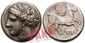 The Carthaginians in Sicily and North Africa. Carthage circa 260 BC. SOLD AS SEEN; MODERN REPLICA / NO RETURN !. Electrotype "Decadrachm"