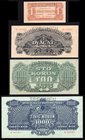 Czechoslovakia Lot of 4 Specimen Banknotes 1944

1-20-100-1000 Korun; P# 45s, 47s, 48s, 50s; AUNC-UNC