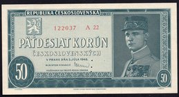 Czechoslovakia 50 Korun 1948 SPECIMEN

P# 66s; # A22 122037