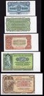 Czechoslovakia Lot of 5 Banknotes 1953

P# 79, 80, 83, 85, 86