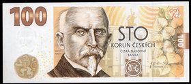 Czech Republic Commemorative Banknote "100th Anniversary of the Czechoslovak Crown" 2019 RARE

#RH 02 001556; 100 Korun 2019; Released just 20.000 P...
