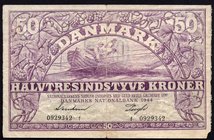 Denmark 50 Kroner 1944

P# 38a; VF-