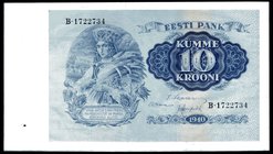 Estonia 10 Krooni 1940

P# 68a; p/h