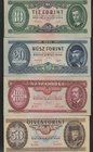 Hungary Lot of 4 Banknotes 1949 -1951

P# 164 - 167