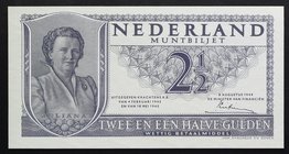 Netherlands 2-1/2 Gulden 1949

P# 73; № 3 PQ 085231; UNC