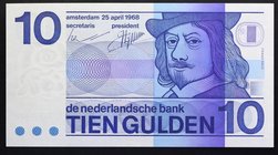 Netherlands 10 Gulden 1968

P# 91; № 3933776655; UNC; "Frans Hals"