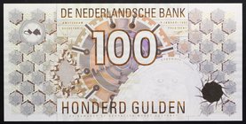 Netherlands 100 Gulden 1992

P# 101; № 1025973011; UNC- (No Folds); W/mark Owl