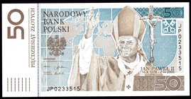 Poland 50 Zlotych 2006

NBP Pope John Paul II; Original Bank Folder; UNC