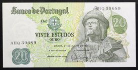 Portugal 20 Escudos 1971

P# 173; № AHQ 39689; UNC