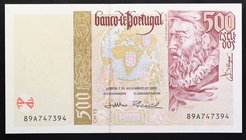 Portugal 500 Escudos 2000

P# 187c; № 89 A 747394; UNC