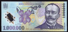 Romania 1000000 Lei 2003

P# 116a; AUNC