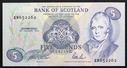 Scotland 5 Pounds 1993 RARE!

P# 116b; № ER 652262; XF; RARE!