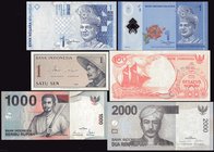 Asia Lot of 6 Banknotes 1964 - (2012)

4 Indonesian banknotes and 2 Malaysian banknotes