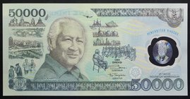 Indonesia 50000 Rupiah 1993 Commemorative

P# 134; № ZZY 157318; UNC; Polymer