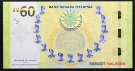 Malaysia 60 Ringgit 2017 Commemorative

P# New; № MRR 0007033; UNC