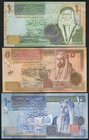 Jordan Lot of 3 Banknotes 2002

P# 34 - 36