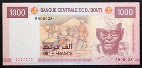 Djibouti 1000 Francs 2005

P# 42; № E 906928; UNC