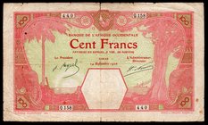French West Africa 100 Francs 1926

P# 11Bb; F
