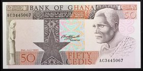 Ghana 50 Cedis 1980

P# 22; № AC 3445067; UNC
